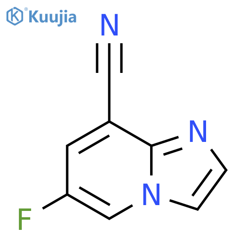 6-Fluoroimidazo[1,2-a]pyridine-8-carbonitrile structure