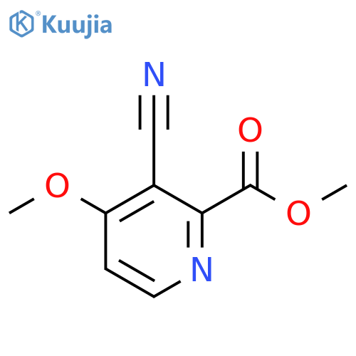 Methyl 3-cyano-4-methoxypicolinate structure