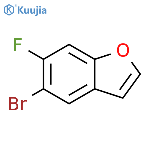 5-bromo-6-fluoro-1-benzofuran structure