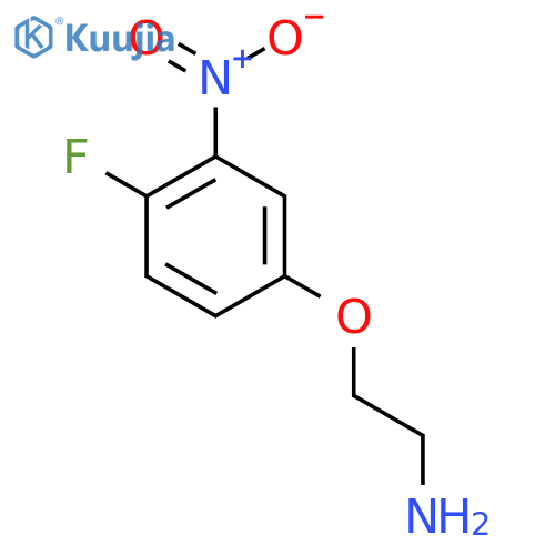 2-(4-fluoro-3-nitrophenoxy)ethan-1-amine structure