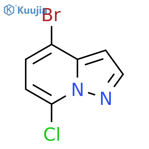 4-Bromo-7-chloropyrazolo[1,5-a]pyridine structure