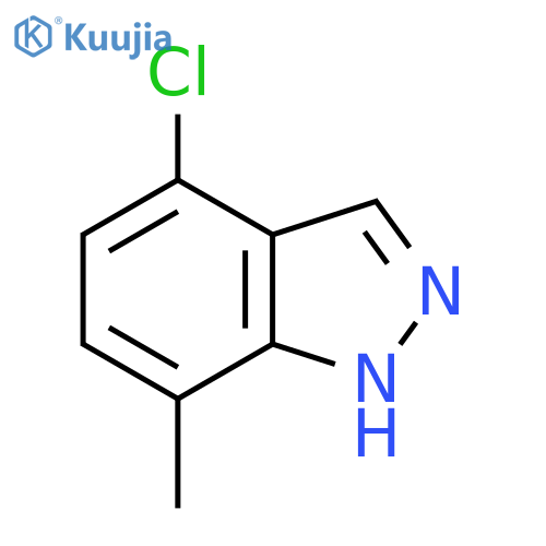 4-Chloro-7-methyl-1H-indazole structure