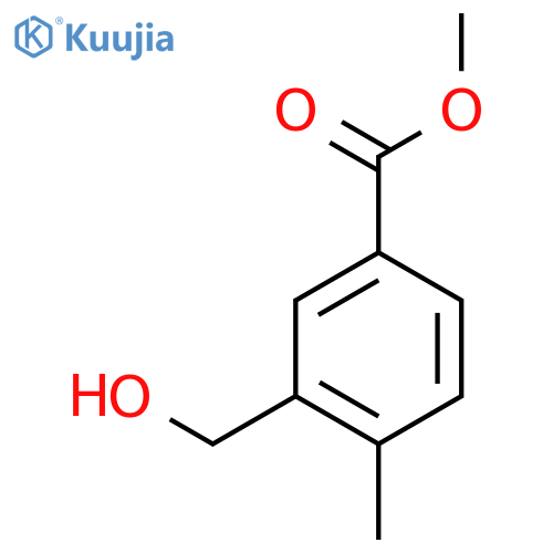 Methyl 3-(hydroxymethyl)-4-methylbenzoate structure