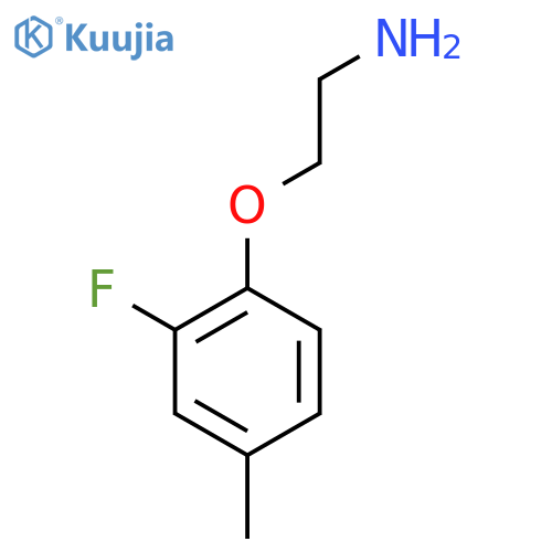 2-(2-fluoro-4-methylphenoxy)ethan-1-amine structure