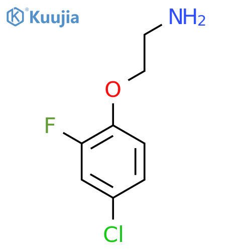 2-(4-chloro-2-fluorophenoxy)ethan-1-amine structure