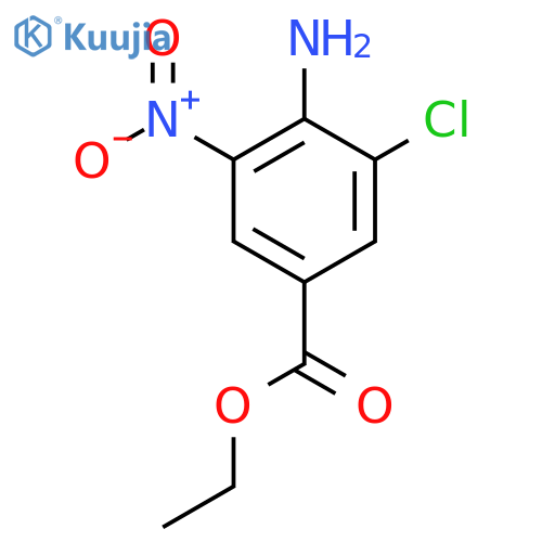 Ethyl 4-amino-3-chloro-5-nitrobenzoate structure