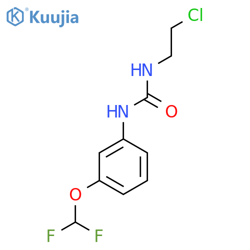 N-(2-Chloroethyl)-N'-[3-(difluoromethoxy)phenyl]urea structure