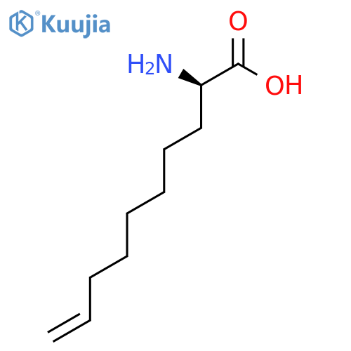 (2R)-2-Amino-9-decenoic acid structure