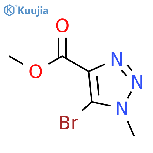 Methyl 5-Bromo-1-methyl-1H-1,2,3-triazole-4-carboxylate structure