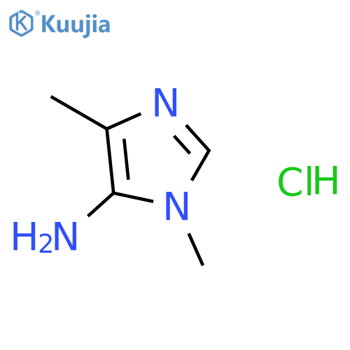 3,5-dimethylimidazol-4-amine;hydrochloride structure