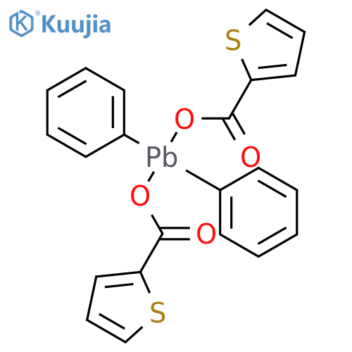 Plumbane, diphenylbis[(2-thienylcarbonyl)oxy]- structure