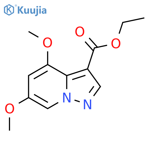 Ethyl 4,6-dimethoxypyrazolo[1,5-A]pyridine-3-carboxylate structure