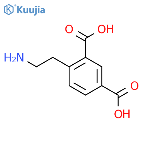 4-(2-Aminoethyl)benzene-1,3-dioic acid structure