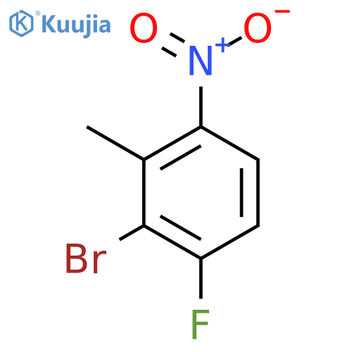 2-Bromo-3-fluoro-6-nitrotoluene structure