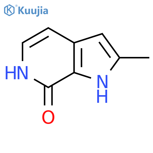 7-Hydroxy-2-methyl-6-azaindole structure