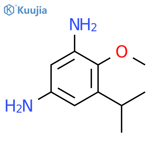 5-Isopropyl-4-methoxybenzene-1,3-diamine structure
