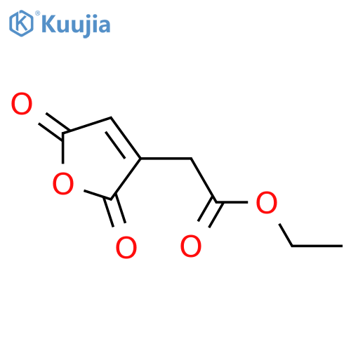 Aconitic acid; (Z)-form, β,γ-Anhydride, Et ester structure