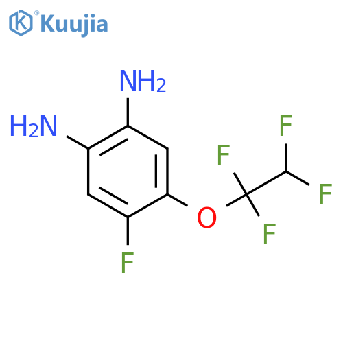 1,2-Benzenediamine, 4-fluoro-5-(1,1,2,2-tetrafluoroethoxy)- structure