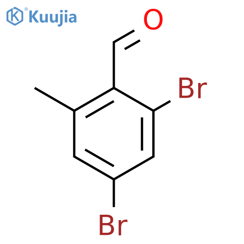 2,4-Dibromo-6-methylbenzaldehyde structure
