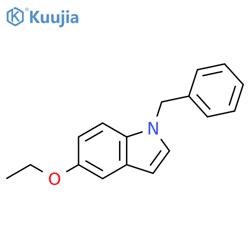 1H-Indole, 5-ethoxy-1-(phenylmethyl)- structure