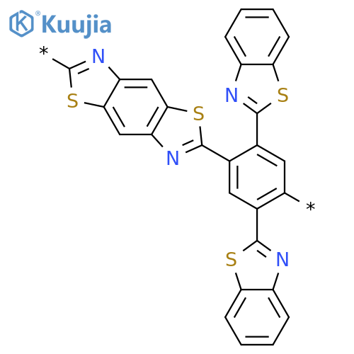 Poly[benzo[1,2-d:4,5-d']bisthiazole-2,6-diyl[2,5-bis(2-benzothiazolyl)-1,4-phenylene]] structure