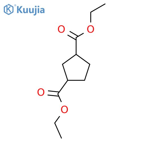 Diethyl cyclopentane-1,3-dicarboxylate structure