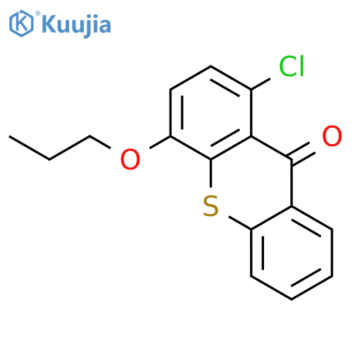 1-Chloro-4-propoxy-9H-thioxanthen-9-one structure