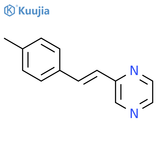 Pyrazine, [2-(4-methylphenyl)ethenyl]- structure