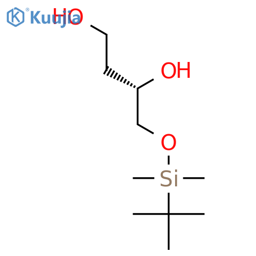 1,3-BUTANEDIOL, 4-[[(1,1-DIMETHYLETHYL)DIMETHYLSILYL]OXY]-, (S)- structure
