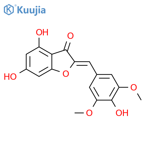 3',5'-Dimethoxy-4',5,7-trihydroxyaurone structure