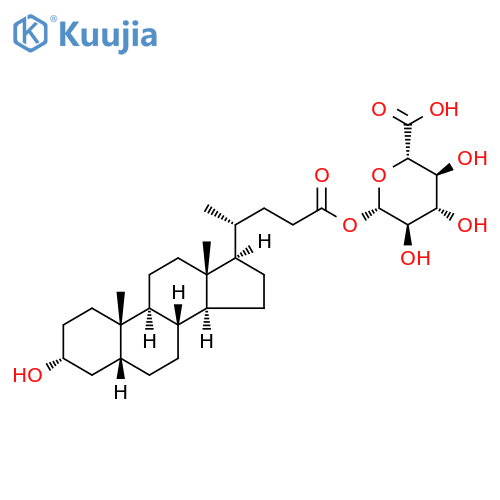 Lithocholic Acid 24-Ac-O-β-D-Glucuronide structure