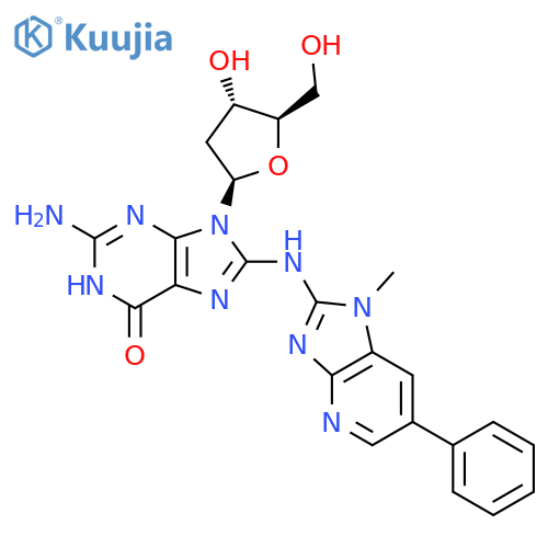 N-(Deoxyguanosin-8-yl)-2-amino-1-methyl-6-phenylimidazo4,5-bpyridine structure