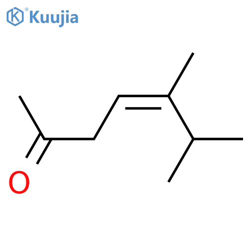 4-Hepten-2-one, 5,6-dimethyl-, (Z)- (9CI) structure