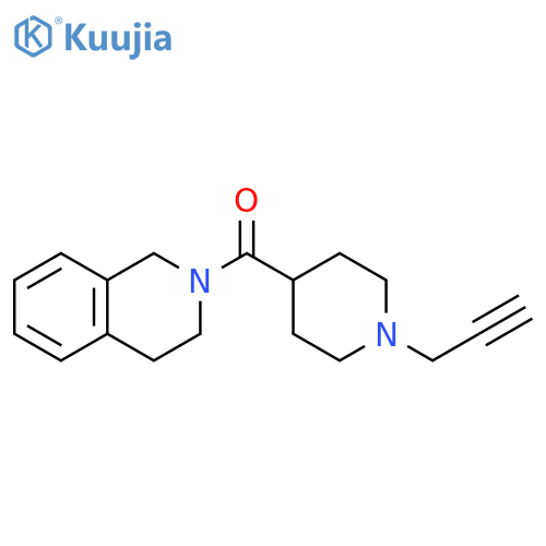 (3,4-Dihydro-2(1H)-isoquinolinyl)[1-(2-propyn-1-yl)-4-piperidinyl]methanone structure