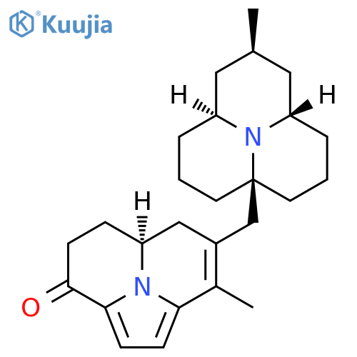 3H-Pyrrolo[2,1,5-de]quinolizin-3-one, 7-[[(3aR,6aS,8R,9aS)-decahydro-8-methylpyrido[2,1,6-de]quinolizin-3a(1H)-yl]methyl]-4,5,5a,6-tetrahydro-8-methyl-, (5aS)- (9CI) structure