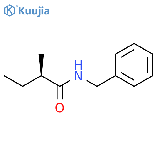 Butanamide, 2-methyl-N-(phenylmethyl)-, (R)- structure