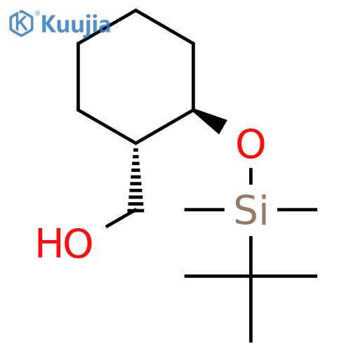 rac-(1R,2S)-2-(tert-butyldimethylsilyl)oxycyclohexylmethanol, trans structure