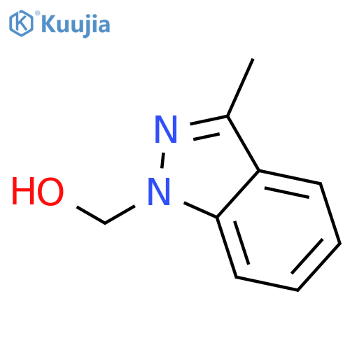 3-methyl-1H-Indazole-1-methanol structure