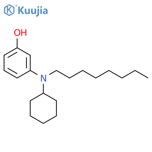 Phenol, 3-(cyclohexyloctylamino)- structure
