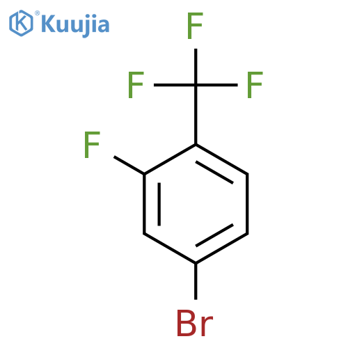 4-Bromo-2-fluoro-1-(trifluoromethyl)benzene structure