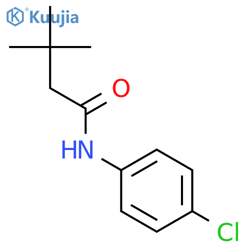 N-(4-chlorophenyl)-3,3-dimethylbutanamide structure