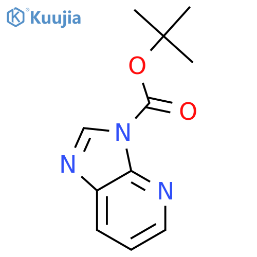 3H-Imidazo[4,5-b]pyridine-3-carboxylic acid 1,1-dimethylethyl ester structure