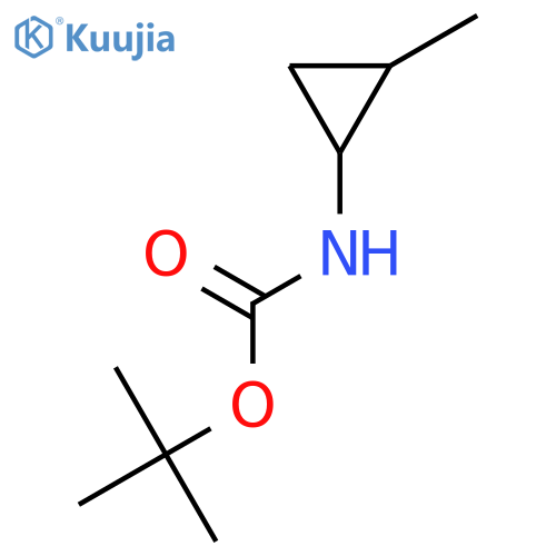 Carbamic acid, N-[(1R,2S)-2-methylcyclopropyl]-, 1,1-dimethylethyl ester, rel- structure