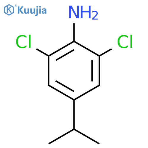 2,6-Dichloro-4-isopropylaniline structure