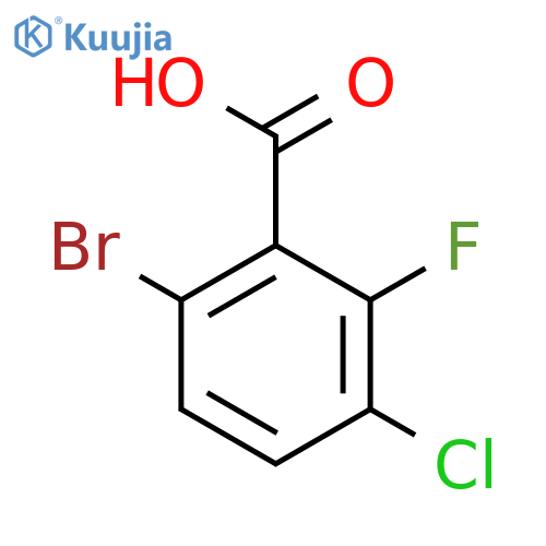 6-Bromo-3-Chloro-2-Fluorobenzoic Acid structure