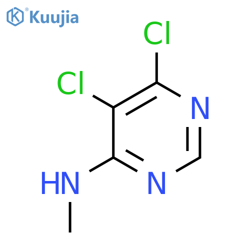 5,6-dichloro-N-methylpyrimidin-4-amine structure