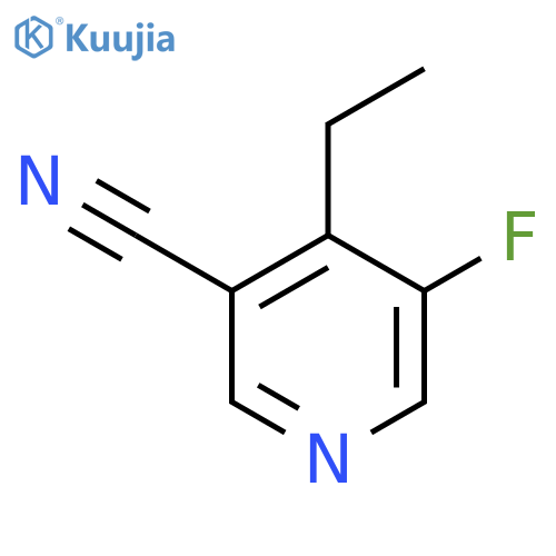 4-Ethyl-5-fluoronicotinonitrile structure