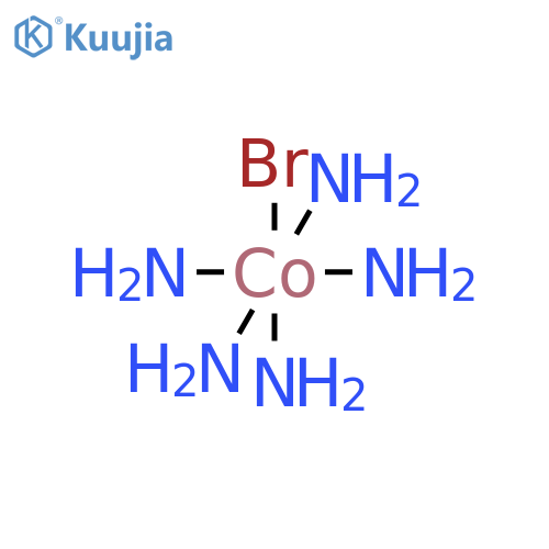 Bromopentaamminecobalt dibromide structure