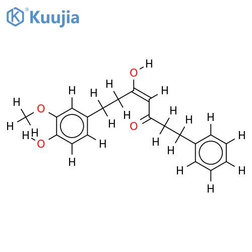 7-(4''-hydroxy-3''-methoxyphenyl)-1-phenyl-3,5-heptadione structure