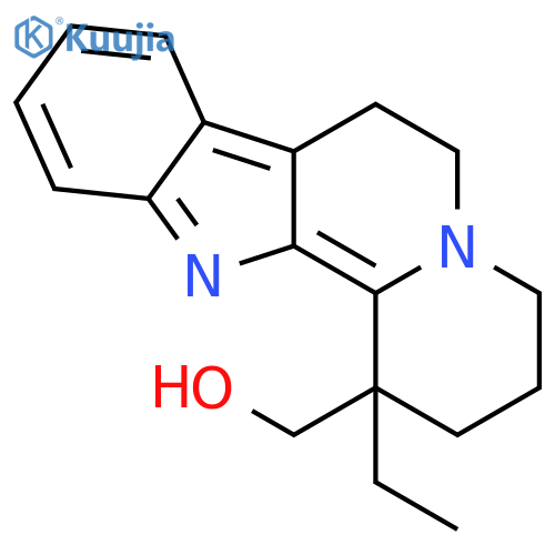 Indolo[2,3-a]quinolizine-1-methanol, 1-ethyl-1,2,3,4,6,7-hexahydro-, (±)- structure